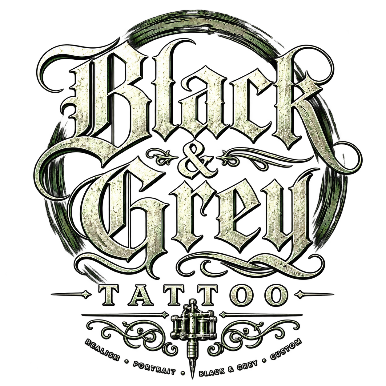 Black & Grey Tattoo