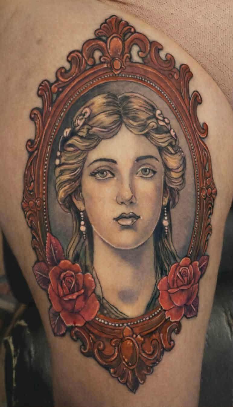 Portræt i et spejl — MAX TATTOO værk