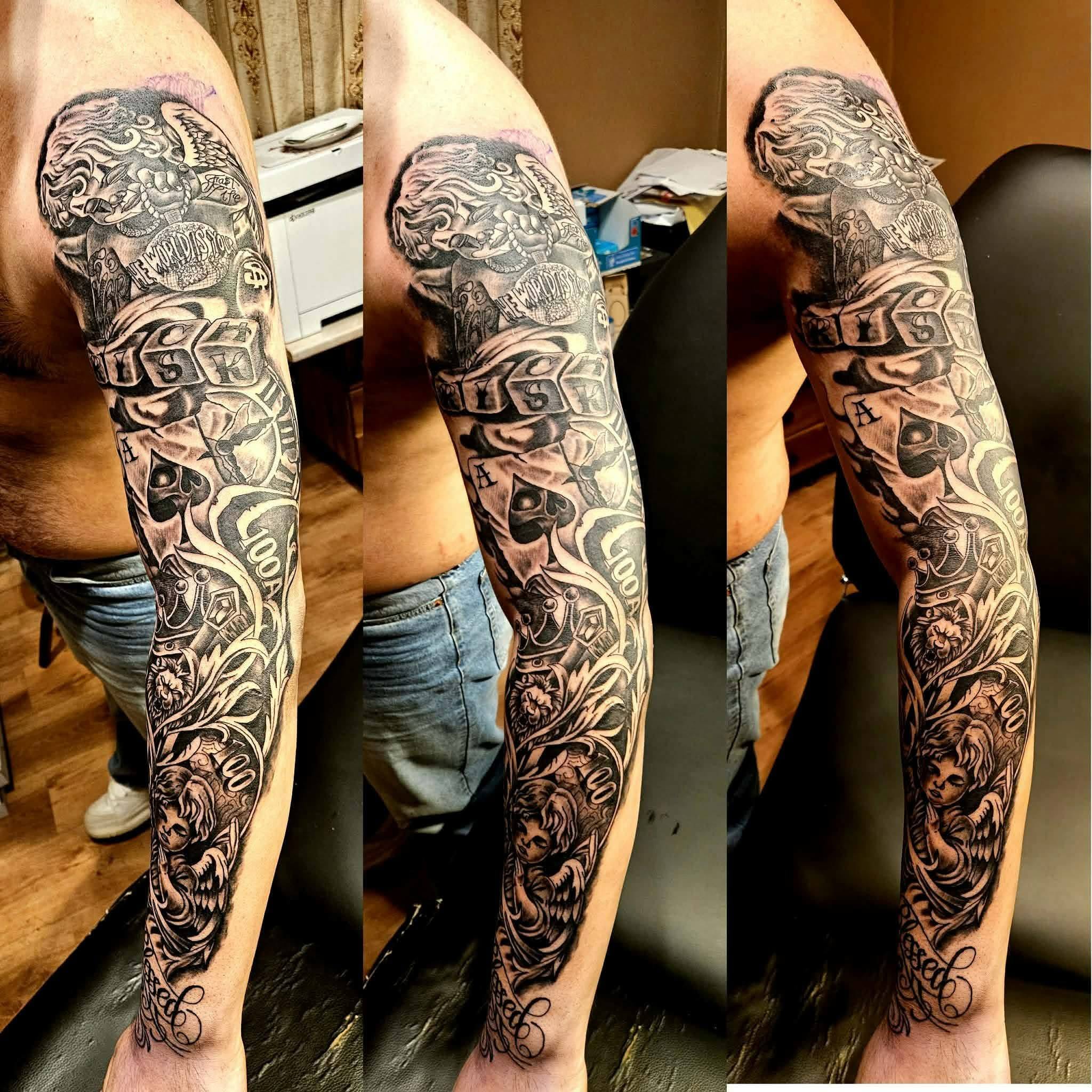 Projekt til hele armen — MAX TATTOO værk